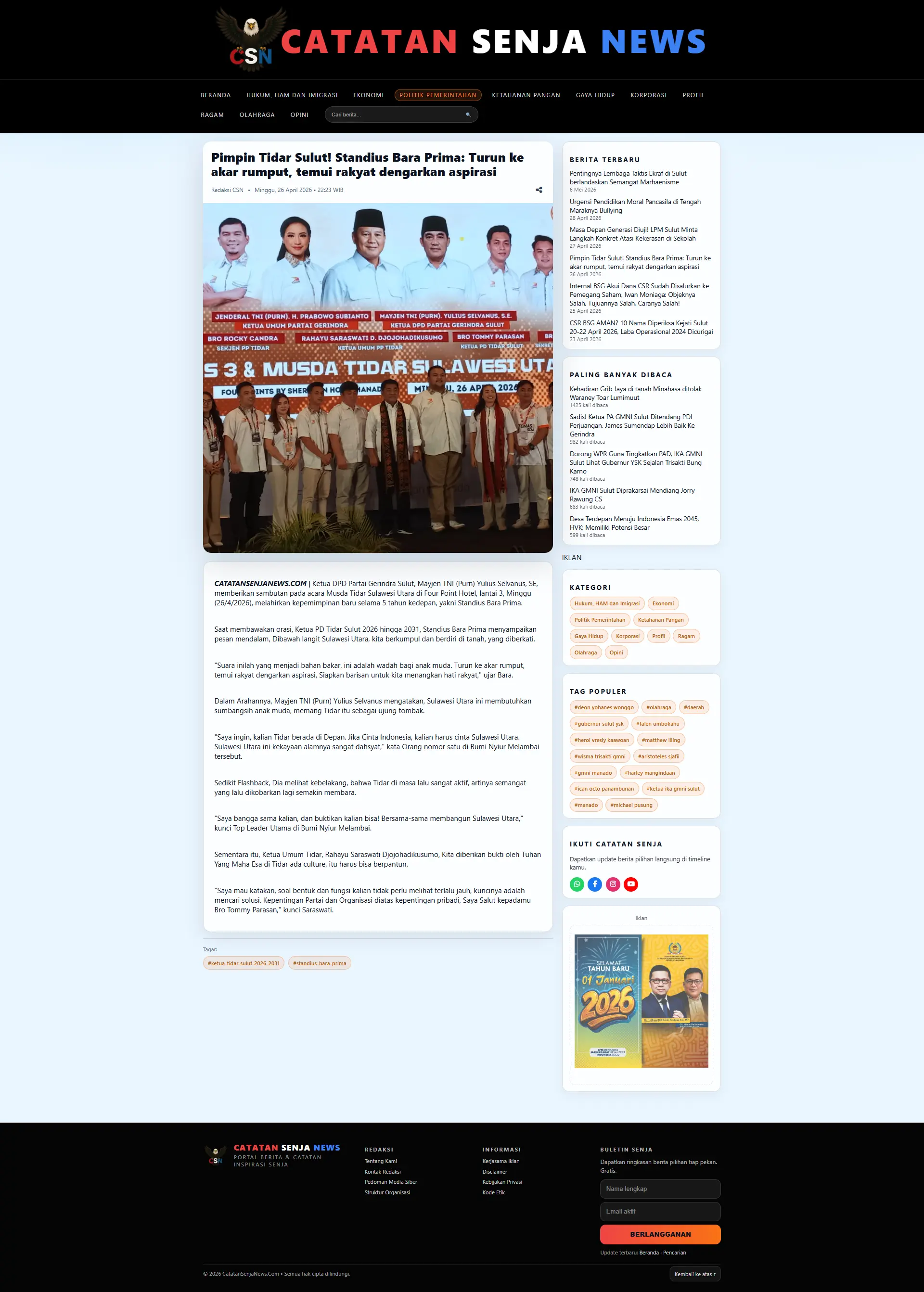 Portal Berita Catatan Senja